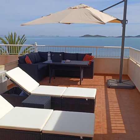 Top Floor Apartment Beachhouse, Beautiful Sea View, On The Beach! Cartagena Exterior foto
