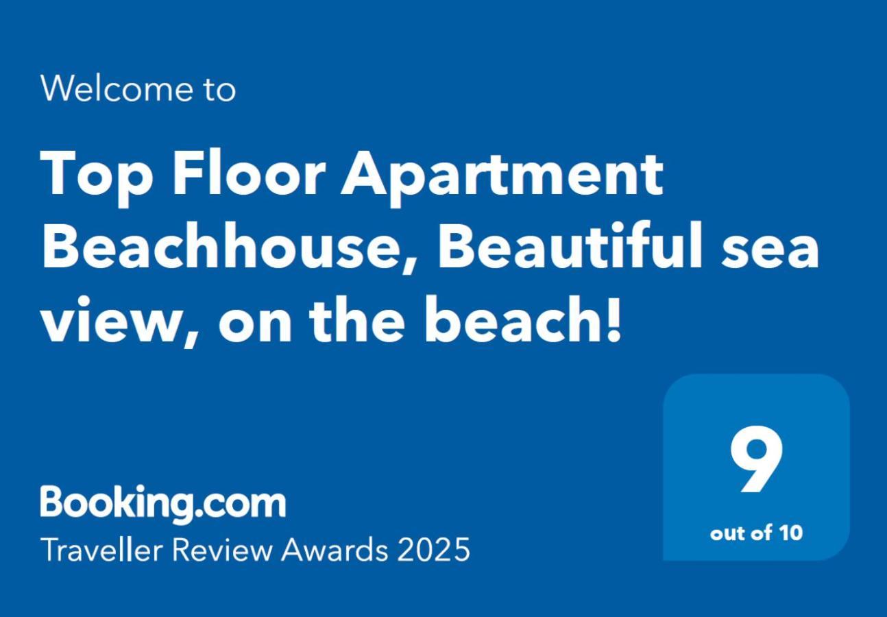 Top Floor Apartment Beachhouse, Beautiful Sea View, On The Beach! Cartagena Exterior foto